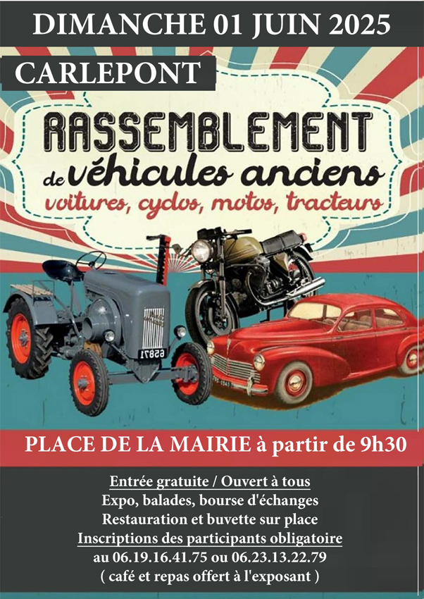 Rassemblement véhicules anciens Carlepont 2025